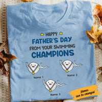 Personalized Dad Grandpa From Swimming Champion T Shirt MY31 95O58 thumb 1