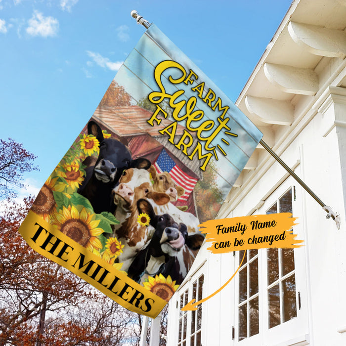 Personalized Farm Sweet Farm Flag JL212 73O58 1