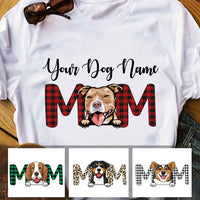 Personalized Dog Mom Name T Shirt MR315 30O60 thumb 1