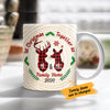 Personalized Deer Hunting Couple First Christmas Mug SB93 26O53 1