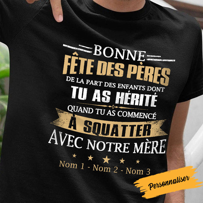 Rushyashya Net Super Papa Tee Shirt PersonnalisÃ© Fete Des Pere - 1