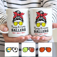 Personalized Mom Grandma Softball Baseball Mug AP91 87O53 thumb 1