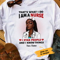 Personalized BWA Nurse Stab People T Shirt AG282 26O47 thumb 1