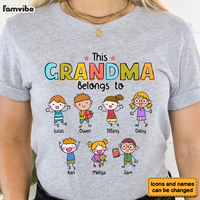 Personalized Grandma Drawing Shirt - Hoodie - Sweatshirt 31853 thumb 1
