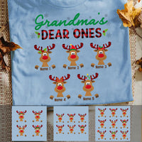Personalized Grandma Dear Ones Christmas T Shirt OB131 85O53 thumb 1