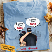 Personalized Couple Love I Love You Most T Shirt DB73 95O53 thumb 1