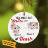 Personalized Besties At Heart Long Distance  Ornament SB246 30O34 1