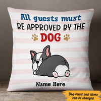 Personalized Sofa Dog Approved  Pillow NB305 81O47 (Insert Included) thumb 1