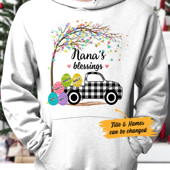 Personalized Grandma Peeps Easter Truck Hoodie FB191 81O36 1