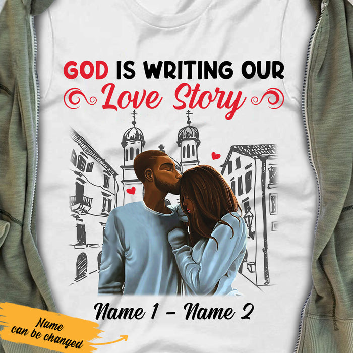 Personalized BWA Couple Christian T Shirt SB172 26O36 1