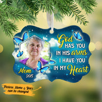 Personalized Memorial Butterfly I Have You In My Heart Benelux Ornament NB231 87O53 thumb 1