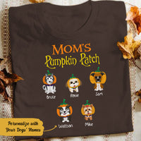 Personalized Moms Pumpkin Patch Dog  Halloween T Shirt JL241 73O58 thumb 1