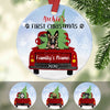 Personalized Dog First Christmas Red Truck  Ornament OB62 85O36 1