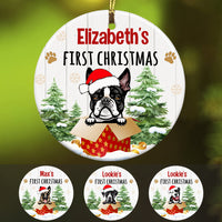 Personalized Dog First Christmas  Ornament SB291 67O34 thumb 1