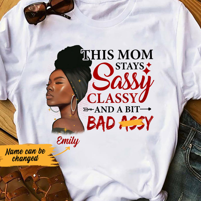 Personalized Stay Classy BWA Mom T Shirt AG101 29O53 1