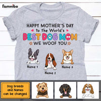 Personalized Dog Mom T Shirt MR82 24O57 thumb 1