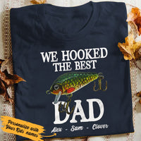 Personalized Dad Fishing  T Shirt MY151 95O36 thumb 1