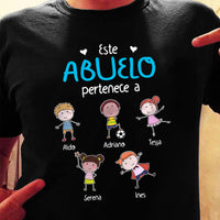 Personalized Abuela Papá Grandpa Dad Spanish T Shirt AP231 73O58 thumb 1