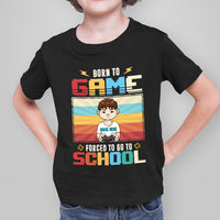 Personalized Born To Game Back To School Kid T Shirt JL26 95O57 thumb 1