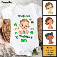 Personalized Gift For Baby First St Patrick's Day Baby Onesie 31834 thumb 1