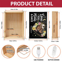 Personalized Couple Gift Love You To The Moon Picture Frame Light Box 31460 thumb 1