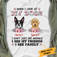 Personalized Dog Is Friend & Family T Shirt MR173 95O34 thumb 1