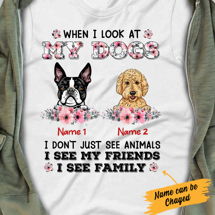 Personalized Dog Is Friend & Family T Shirt MR173 95O34 1