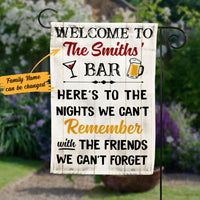 Personalized Backyard Bar Gardening Flag AG61 85O58 thumb 1