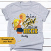 Personalized I Am A Beer Girl T Shirt JL273 29O58 1
