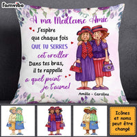 Personalized Gift For Friends French À Ma Meilleure Amie Pillow 30983 thumb 1