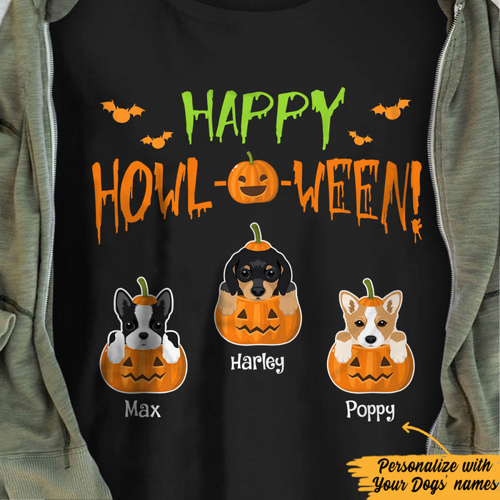 Personalized Dog Happy Halloween T Shirt JL241 67O57 1