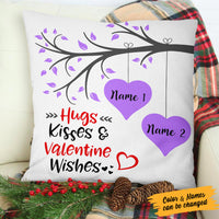 Personalized Couple Valentine Wishes Pillow DB91 67O53 (Insert Included) thumb 1