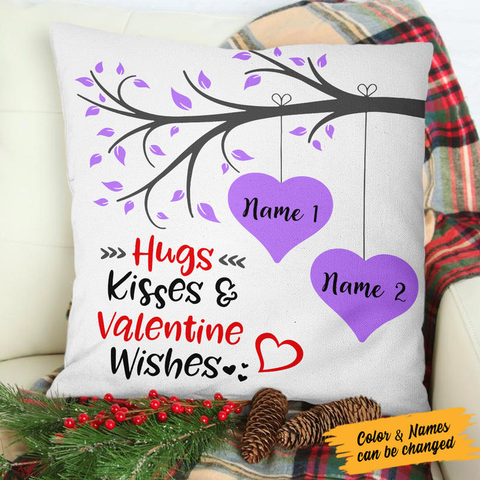 Personalized Couple Valentine Wishes Pillow DB91 67O53 (Insert Included) 1