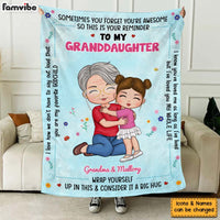 Personalized Gift For Granddaughter You Are My Sunshine Blanket 31221 thumb 1