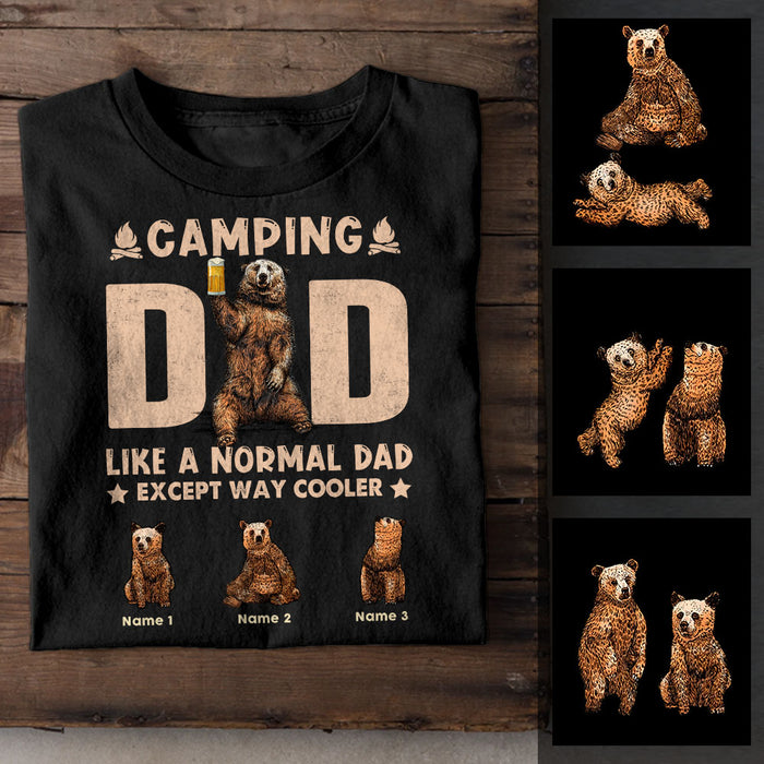 Personalized Dad Grandpa Camping T Shirt MY263 30O58 1