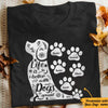 Personalized Dog Mom T Shirt JN152 73O57 1