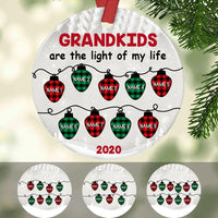 Personalized Grandma Light Of Life Christmas  Ornament OB64 85O47 thumb 1