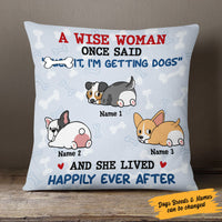 Personalized Dog Mom Wise Women  Pillow NB261 81O58 (Insert Included) thumb 1