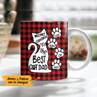 Personalized Best Cat Mom Christmas Mug OB193 85O53 thumb 1