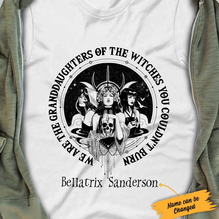 Personalized Daughter Of Witch Halloween White T Shirt JL141 81O34 1