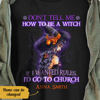 Personalized Halloween Witch T Shirt JL151 73O58 thumb 1