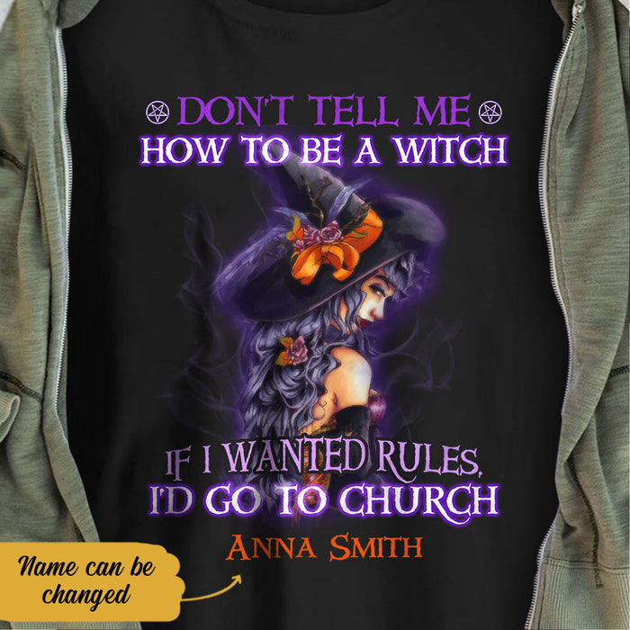 Personalized Halloween Witch T Shirt JL151 73O58 1