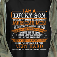 Awesome Mom Son T Shirt  DB241 81O36 thumb 1
