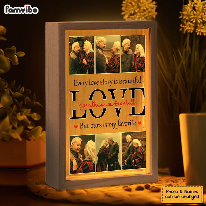 Personalized Couple Gift  Love Picture Frame Light Box 31369 1
