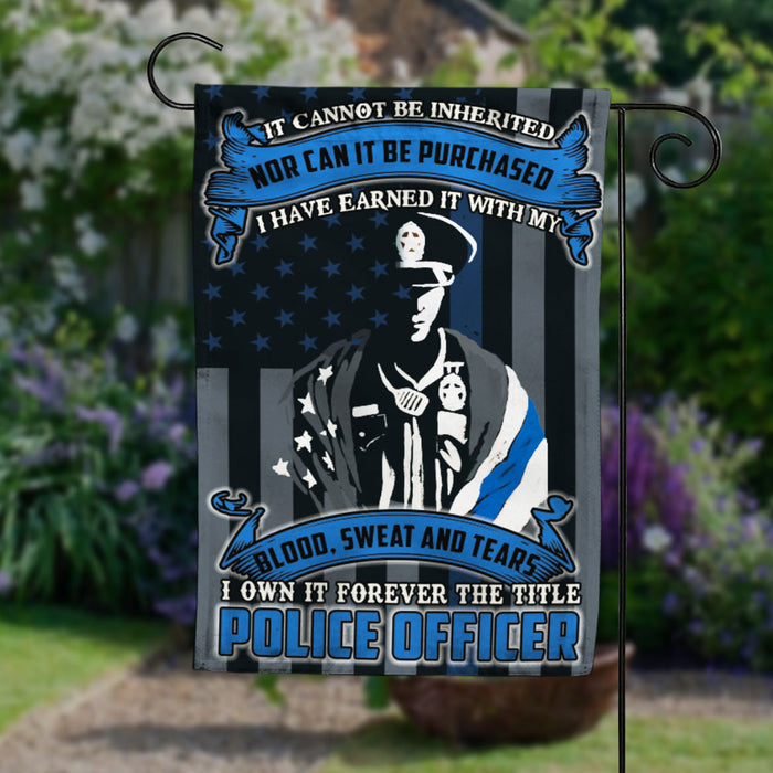 Police Blood Sweat Tears Flag JL104 30O58 1