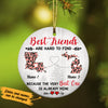Personalized Best Friends Long Distance  Ornament SB2429 30O47 1