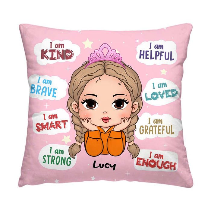 Personalized Gift For Granddaughter I Am Kind Pillow 31500 1