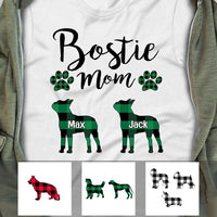 Personalized Dog Breeds Dog Mom Buffalo Plaid T Shirt OB226 30O53 thumb 1