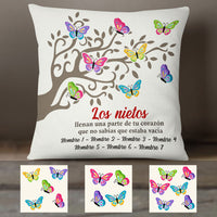 Personalized Spanish Abuela Butterfly Tree Grandma Pillow AP81 65O58 (Insert Included) thumb 1