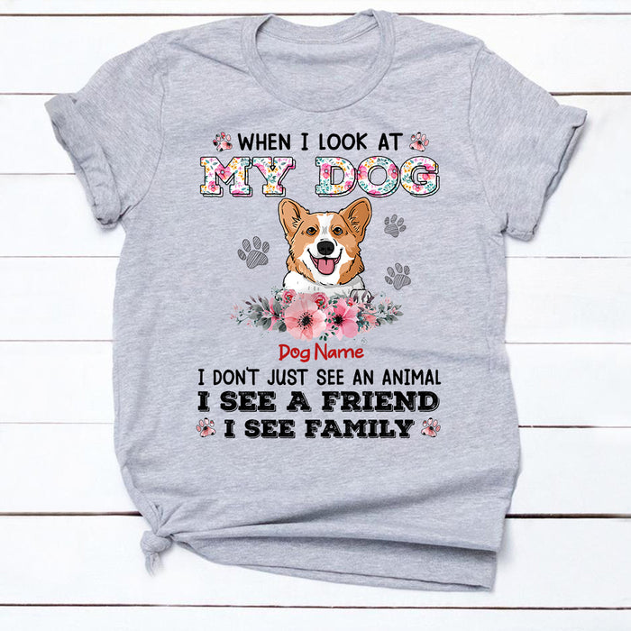Personalized Dog Is Friend & Family T Shirt MR173 95O34 1